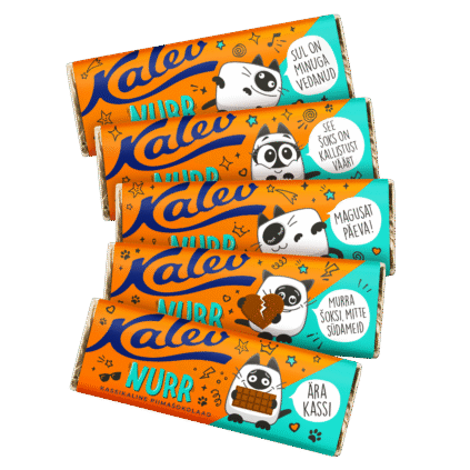 Tootepilt tootele Kalev Nurr piimašokolaad 20g x 30